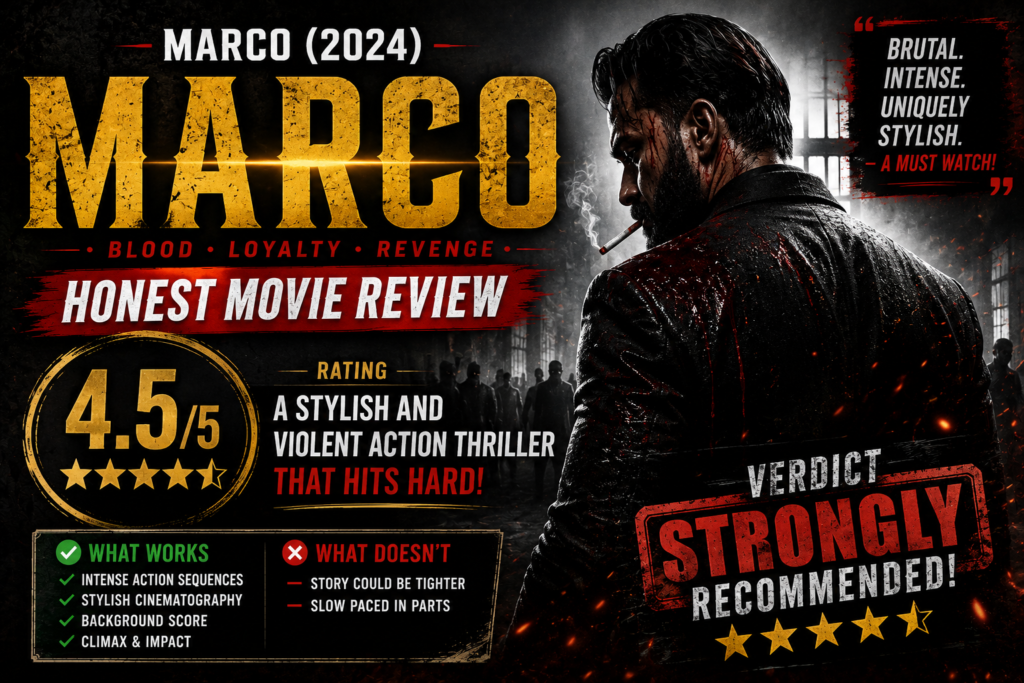 Marco Movie Review (2024) – A Blood-Soaked Spectacle That Divides Audiences