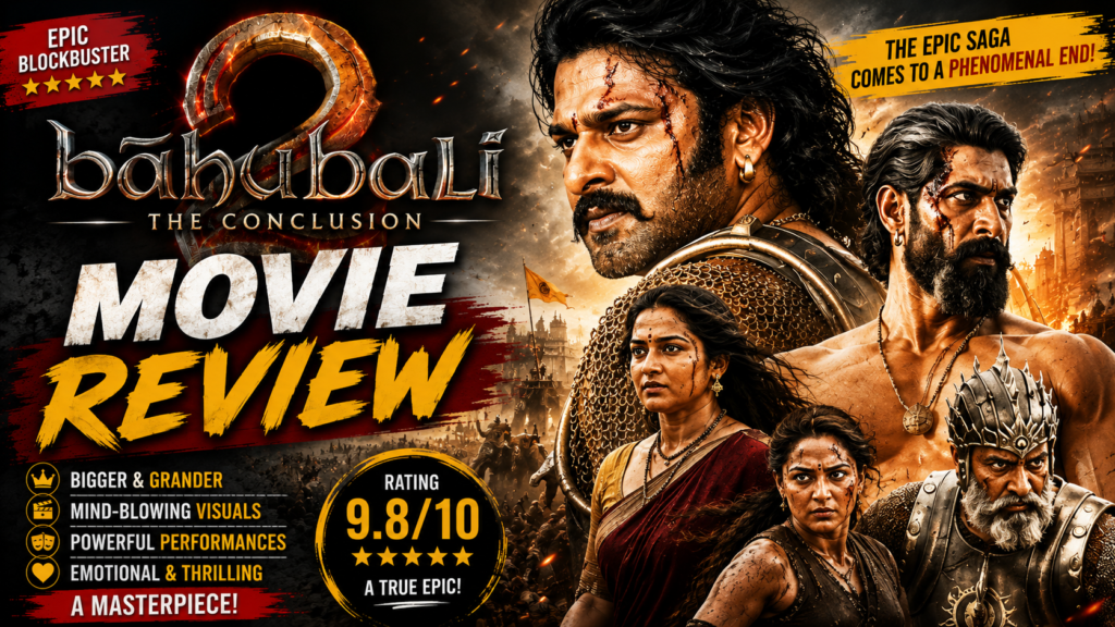 Baahubali 2: The Conclusion Movie Review – A Masterful Epic That Defined Indian Cinema