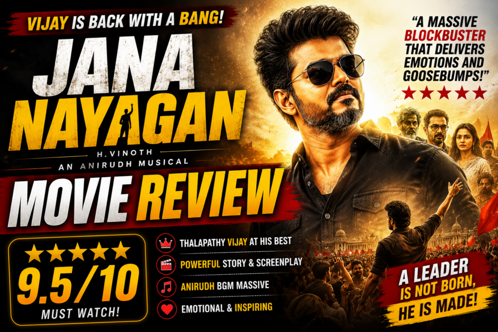 Jana Nayagan Movie Review & Box Office Collection: Vijay’s Final Film Creates History (2026)