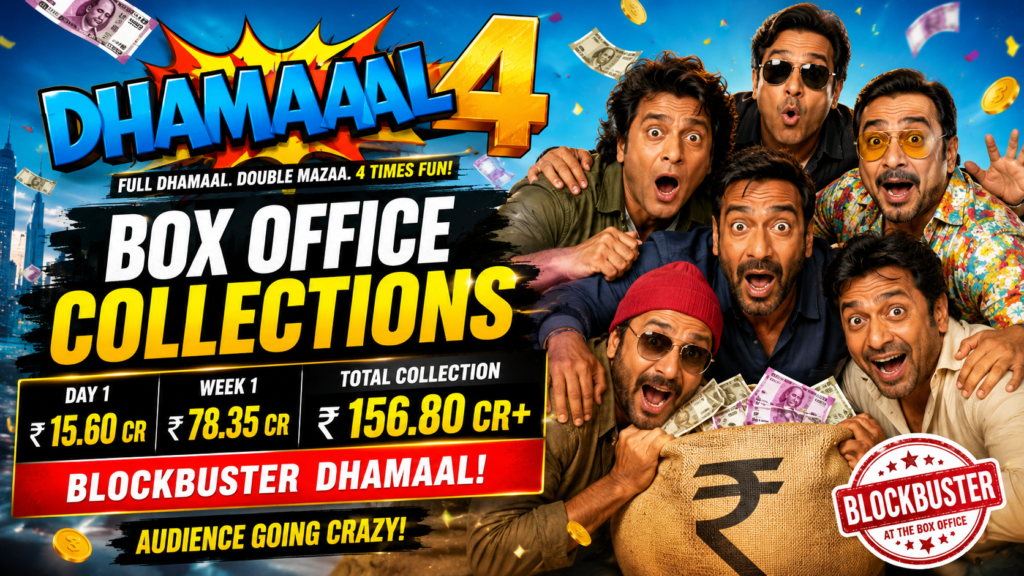 Dhamaal 4 Box Office Collection: Complete Breakdown of Ajay Devgn’s 2026 Comedy Blockbuster