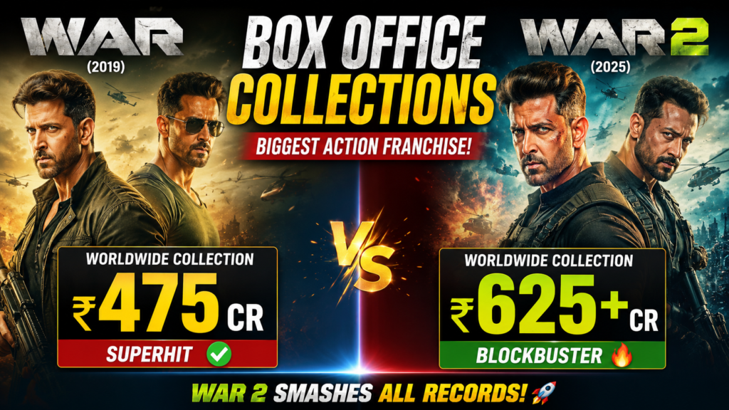 War and War 2 Box Office Collection: Complete Breakdown of YRF’s Spy Universe Films