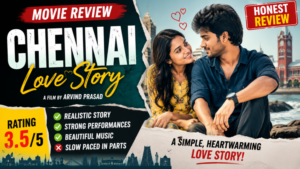 Chennai Love Story Box Office Collection & Movie Review: Kiran Abbavaram’s 2026 Romantic Drama